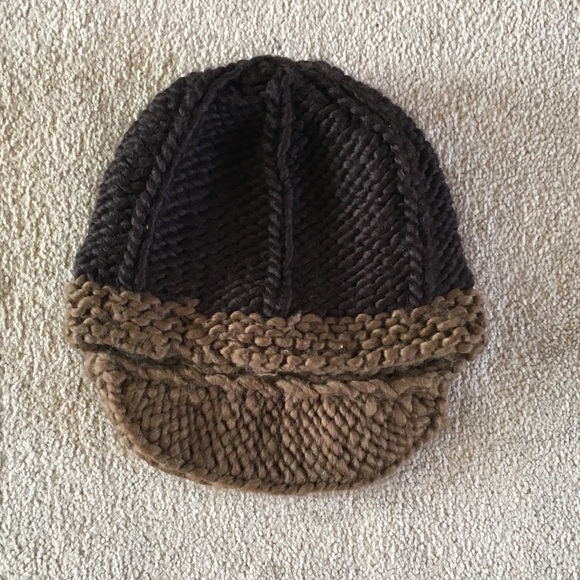 CLEARANCE!💋FINAL PRICE 🎉 FOSSIL brown knit hat - Picture 4 of 6